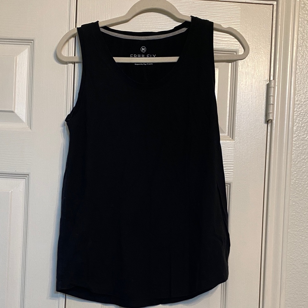 Free Fly Black Sleeveless Everyday Tank